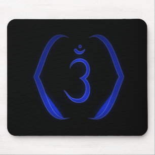 Tapis De Souris Intuition "enroulée" Chakra - Ajna