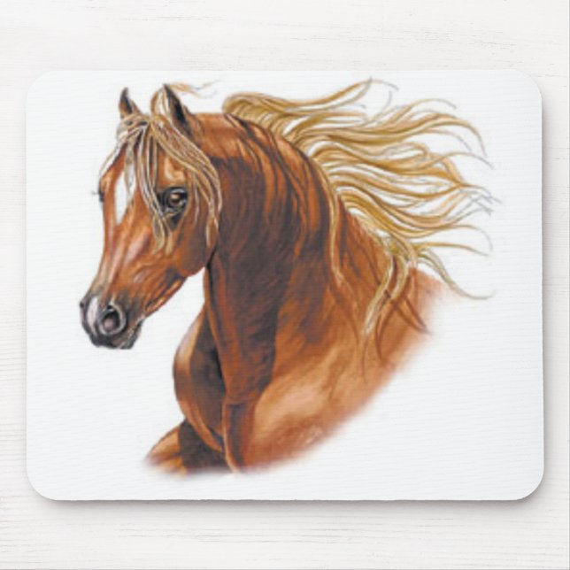 Tapis De Souris Invitations et cartes customisées de cheval (Devant)