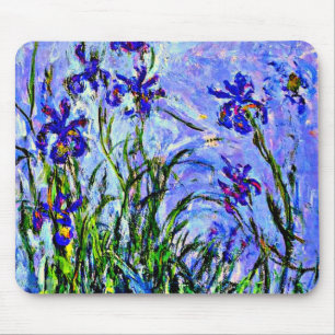 Tapis De Souris Iris lilas de Claude Monet