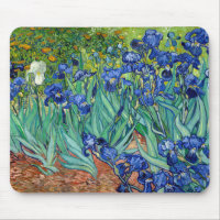 Irises Vincent van Gogh Peinture Mousepad