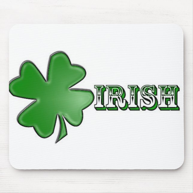 Tapis De Souris Irlandais Mousepad de shamrock ! (Devant)