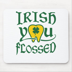 Tapis De Souris Irlandais, vous avez flotté le Jour de l'Saint Pa