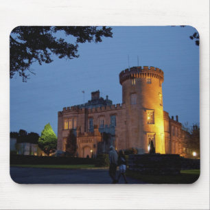 Tapis De Souris Irlande, le château de Dromoland éclairé au crépus