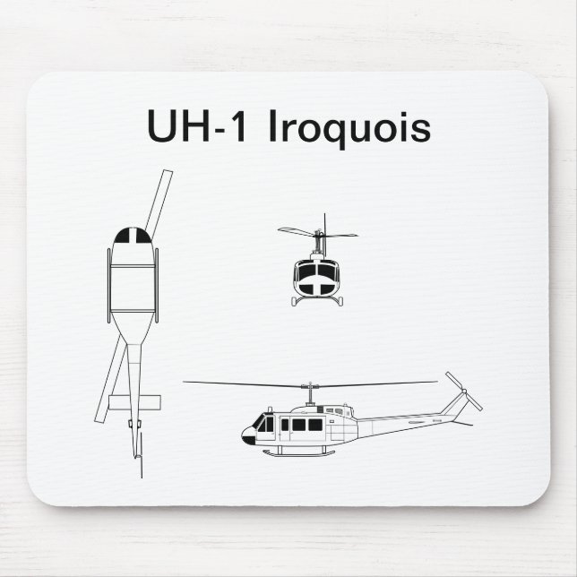 Tapis De Souris Iroquois UH-1 (Devant)
