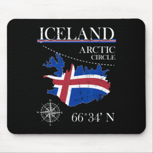 Tapis De Souris Islande - Cercle Arctique - Île Polaire Nord Isl
