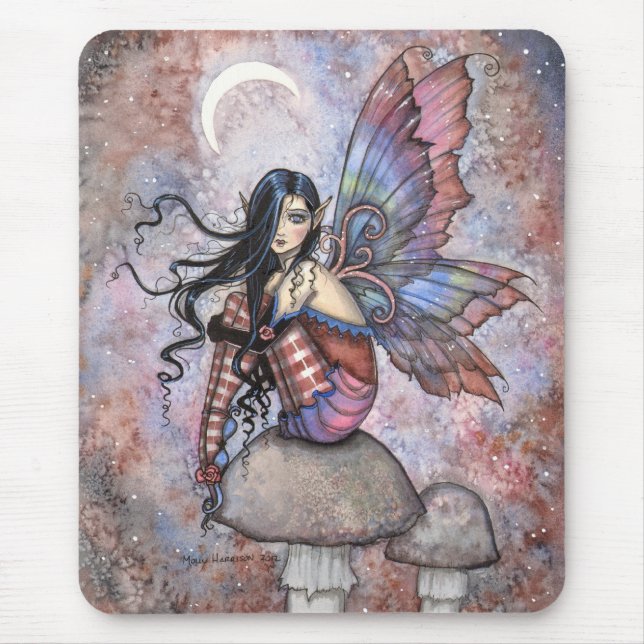 Tapis De Souris Isobel l'Introvert Fairy Imaginaire Art Mousepad (Devant)
