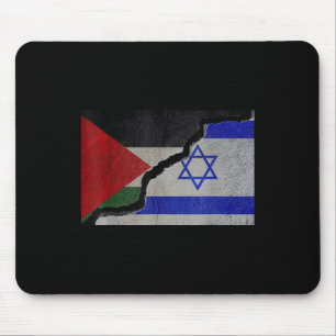 Tapis De Souris Israël Et L'Unité Palestinienne - Arrêter La Guerr