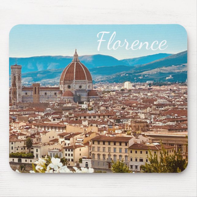 Tapis De Souris Italie customisée Florence Photographie (Devant)