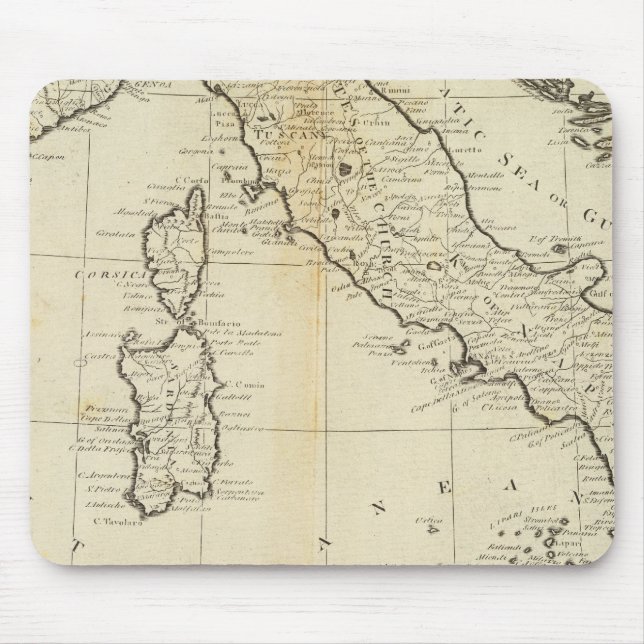 Tapis De Souris Italie et Sardaigne (Devant)