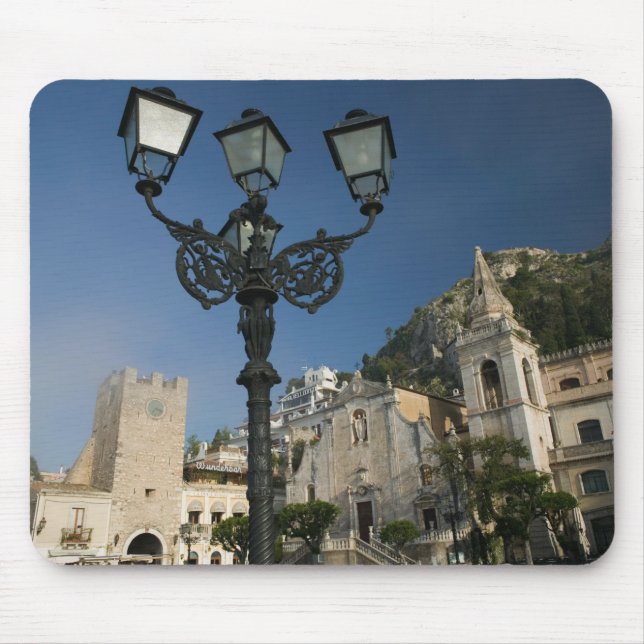 Tapis De Souris ITALIE, Sicile, TAORMINE : Piazza iX Aprile, San (Devant)