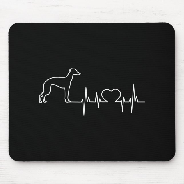 Tapis De Souris italien greyhound papa & maman cadeau (Devant)
