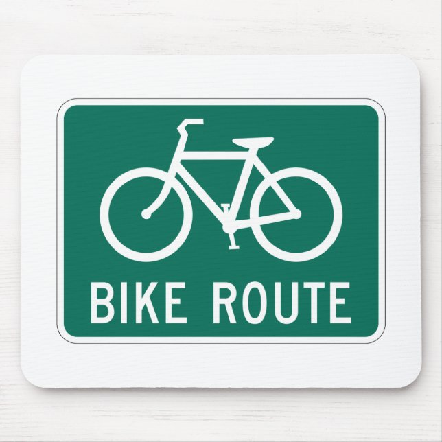 Tapis De Souris Itinéraire Mousepad de bicyclette (Devant)