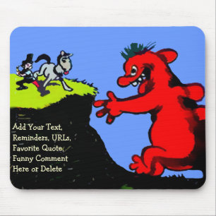 Tapis De Souris Jack combat le dragon Mousepad