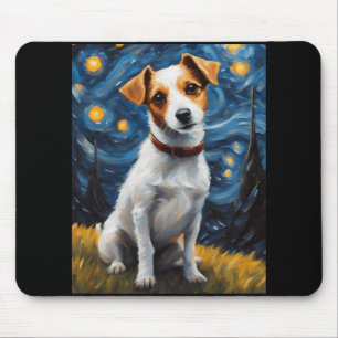 Tapis De Souris Jack Russel Avec Peinture Collaire Impression