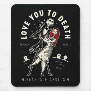 Tapis De Souris Jack & Sally - Vous Aimez À La Mort, Pour Toujour