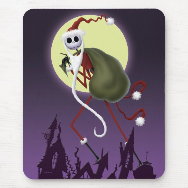 Tapis De Souris Jack Skellington | ...Et À Tous Une Bonne Peur! (Devant)