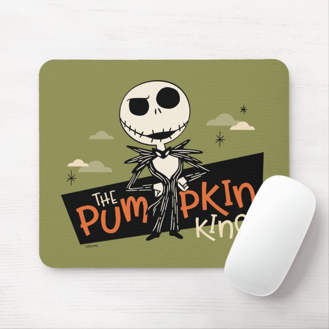 Tapis De Souris Jack Skellington le roi Citrouille (Avec souris)