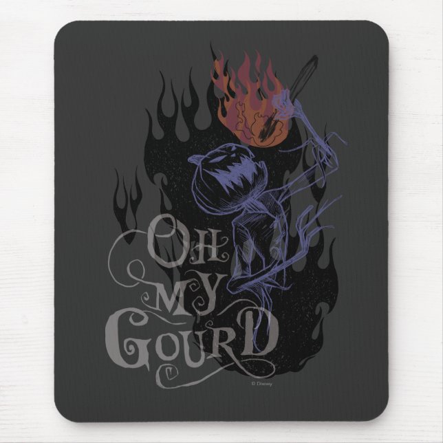 Tapis De Souris Jack Skellington - Oh Mon Gourd (Devant)