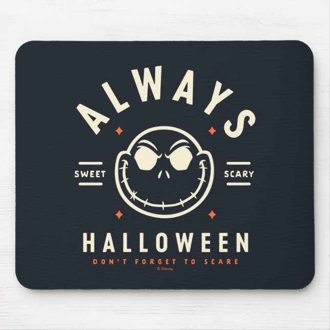 Tapis De Souris Jack Skellington - Toujours Halloween (Devant)