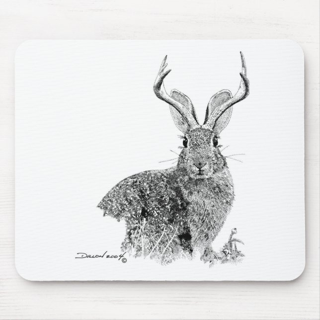 Tapis De Souris Jackalope (Devant)