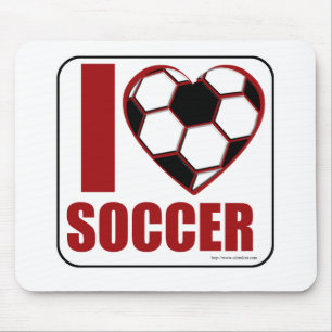 Tapis De Souris J'adore le football !