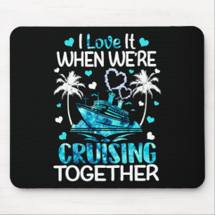Tapis De Souris J'adore quand on croise ensemble des hommes femmes