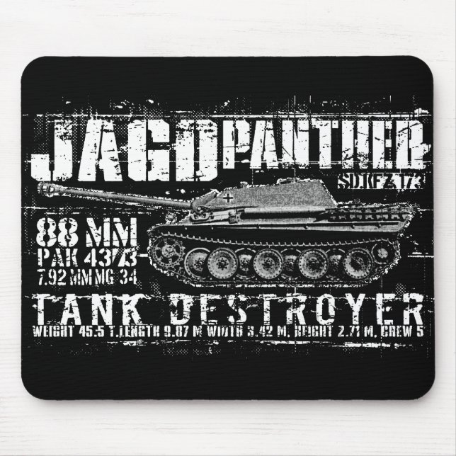 Tapis De Souris Jagdpanther Mousepad (Devant)