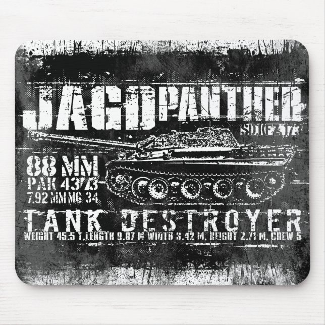 Tapis De Souris Jagdpanther Mousepad (Devant)