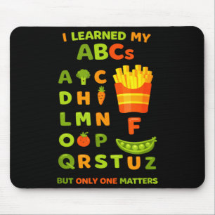 Tapis De Souris J'ai appris mes ABC mais une seule blague sur les 