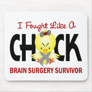 Tapis De Souris J'ai combattu comme un survivant de chirurgie