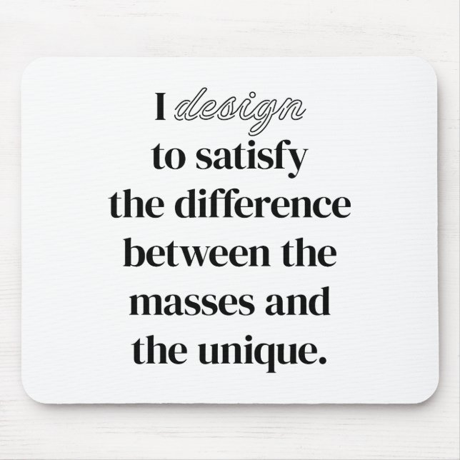 Tapis De Souris J'ai conçu un panier de souris (Devant)