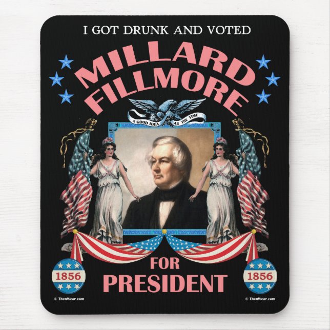 Tapis De Souris "J'ai obtenu Fillmore ivre et voté !" Mousepad (Devant)