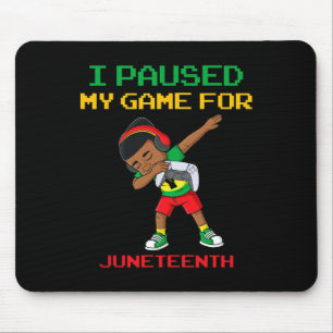 Tapis De Souris J'Ai Suspendu Mon Jeu Pour Les Jumeaux Dabbing Boy