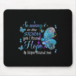 Tapis De Souris J'Ai Trouvé Un Suicide Sur Le Papillon Awa