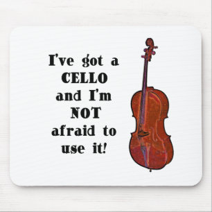 Tapis De Souris J'ai un violoncelle