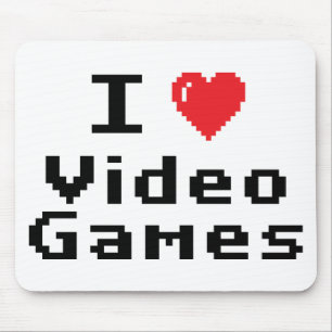 Tapis De Souris J'aime des jeux vidéo