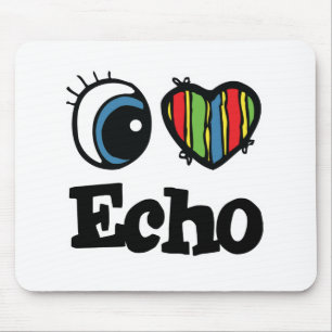 Tapis De Souris J'aime Echo