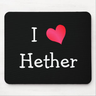 Tapis De Souris J'aime Hether