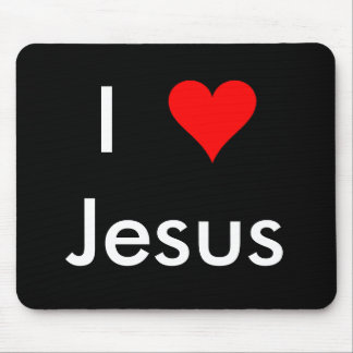Tapis De Souris J'aime Jésus
