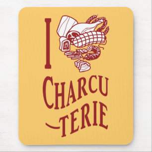 Tapis De Souris J'aime la Charcuterie