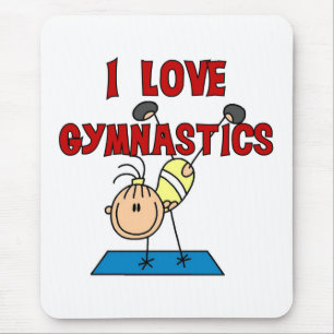 Tapis De Souris J'aime la gymnastique