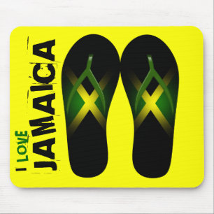 Tapis De Souris J'aime la Jamaïque Mousepad