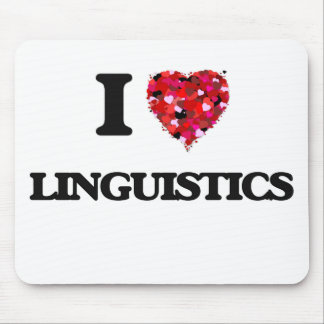 Tapis De Souris J'aime la linguistique