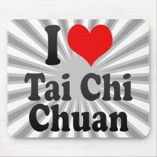 Tapis De Souris J'aime le Chi Chuan de Tai