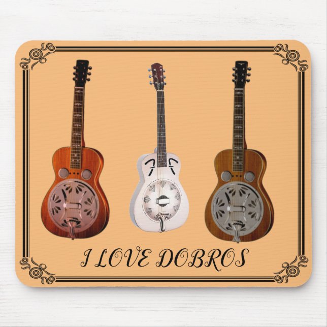 TAPIS DE SOURIS J'AIME LES DOBROS (Devant)