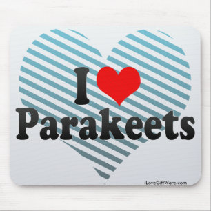 Tapis De Souris J'aime les perroquets