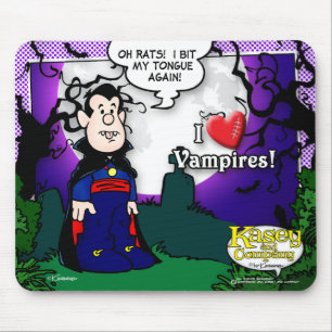 Tapis De Souris J'aime les vampires