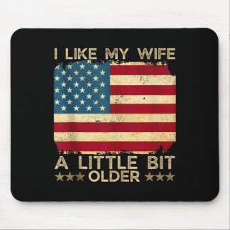 Tapis De Souris J'aime ma femme un peu plus âgée Citation drôle Fe