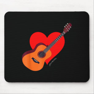 Tapis De Souris J'aime ma guitare nouvel élève