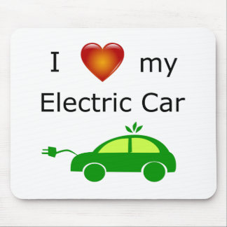 Tapis De Souris J'aime ma voiture électrique